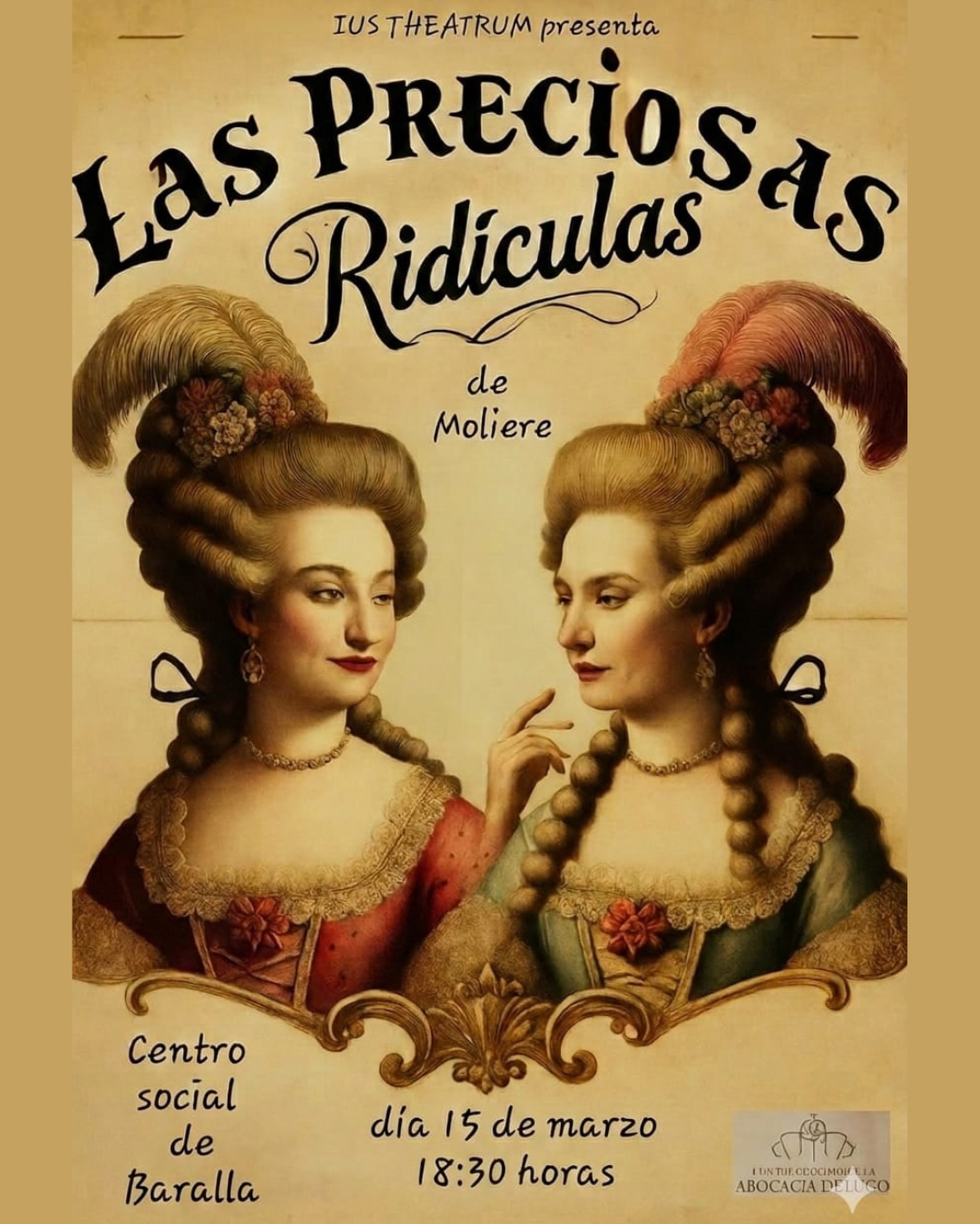 Teatro en Baralla: Las preciosas ridículas, de Moliére