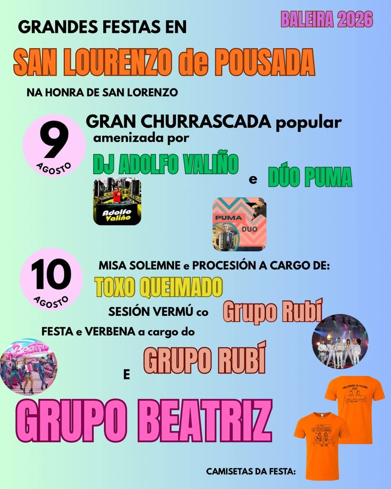 CARTEL-FESTAS-EN-SAN-LOURENZO-DE-POUSADA-BALEIRA-2026