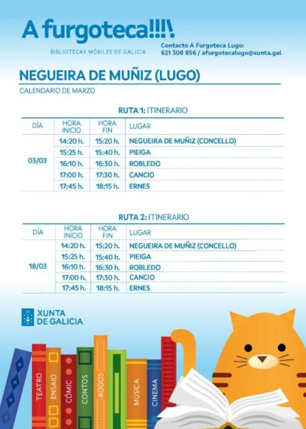 Furgoteca en Negueira de Muñiz