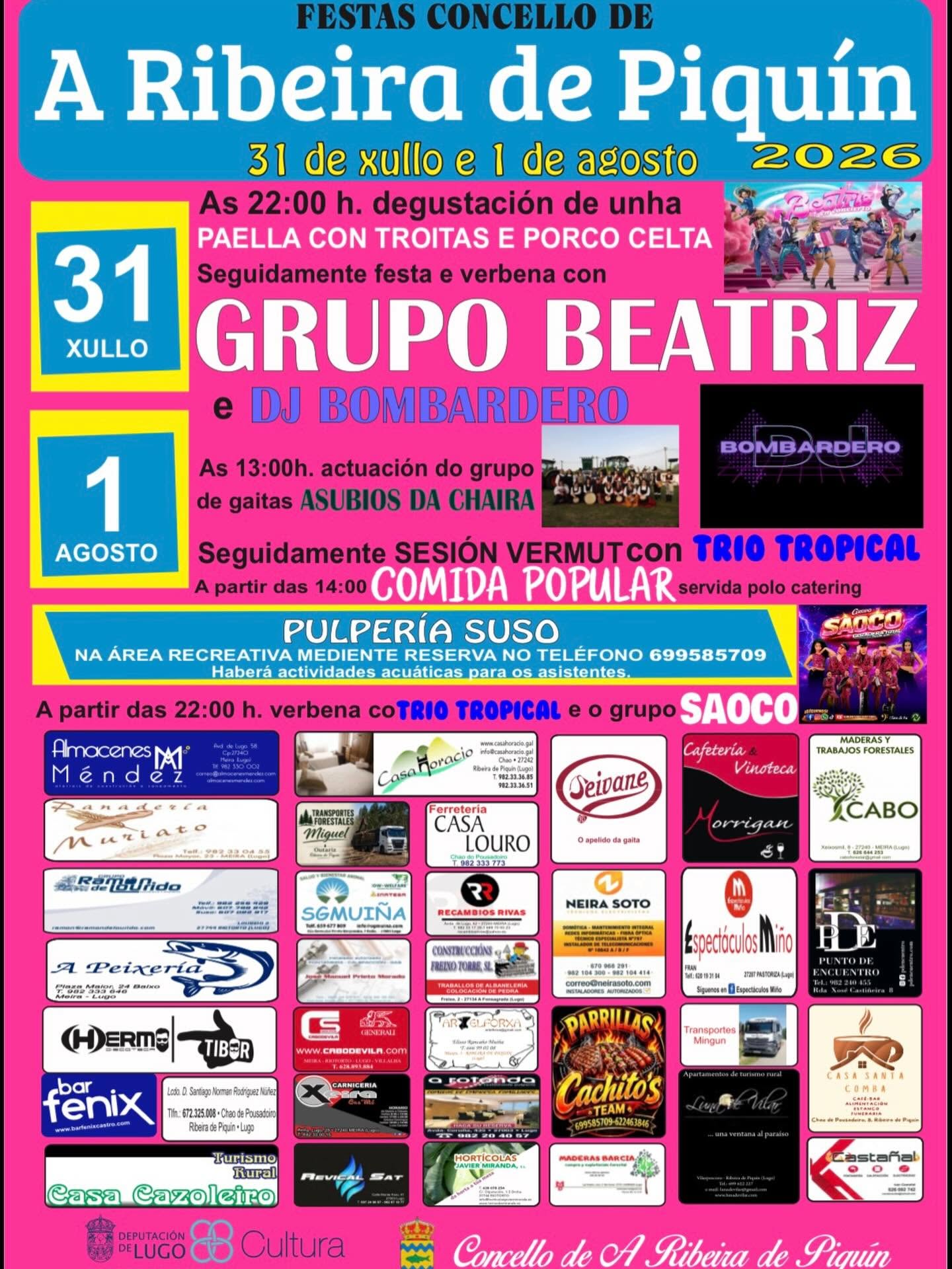 Festas do Concello A Ribeira de Piquín