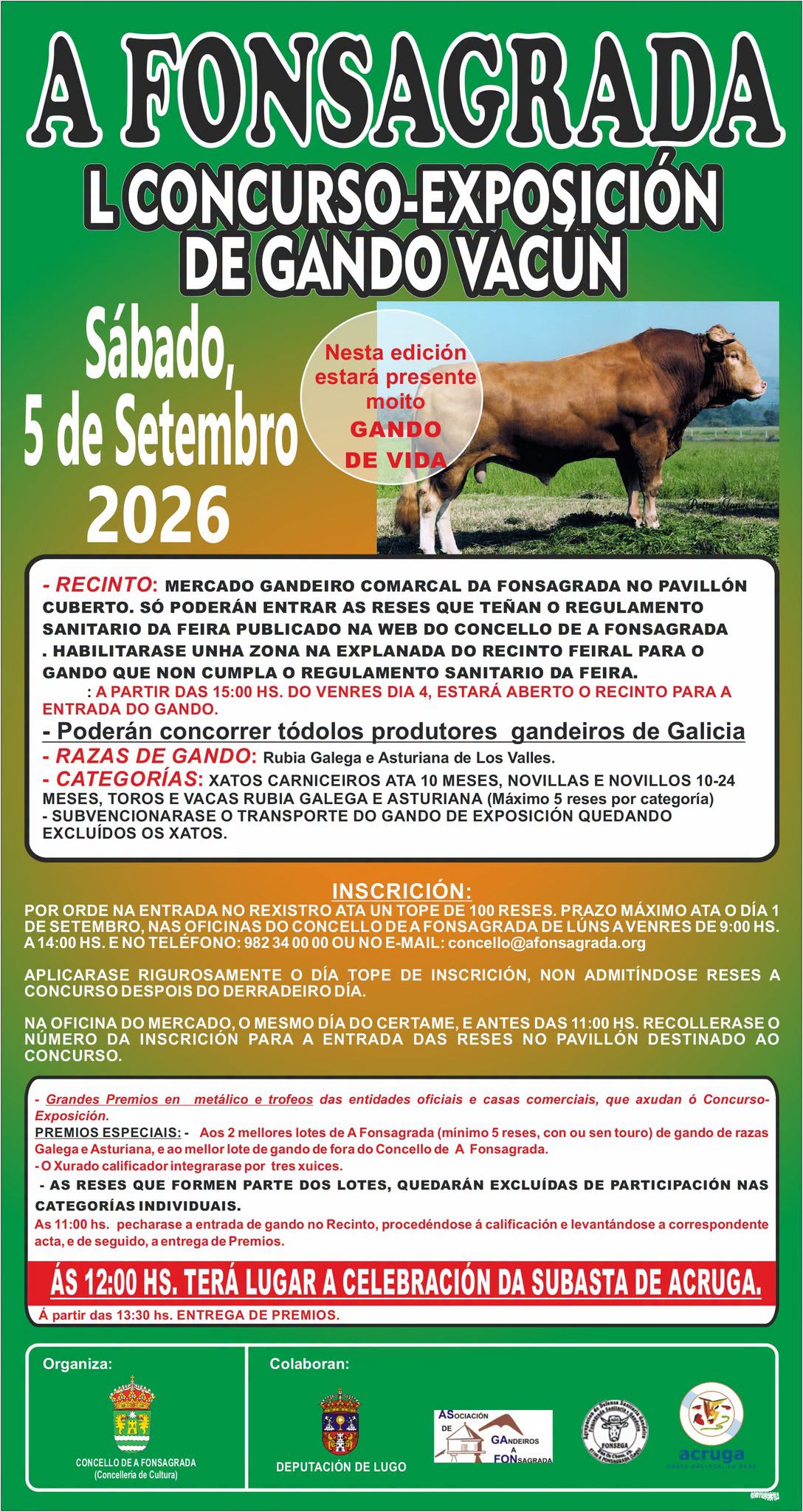 L Concurso-Exposición de Gando Vacún - A Fonsagrada.