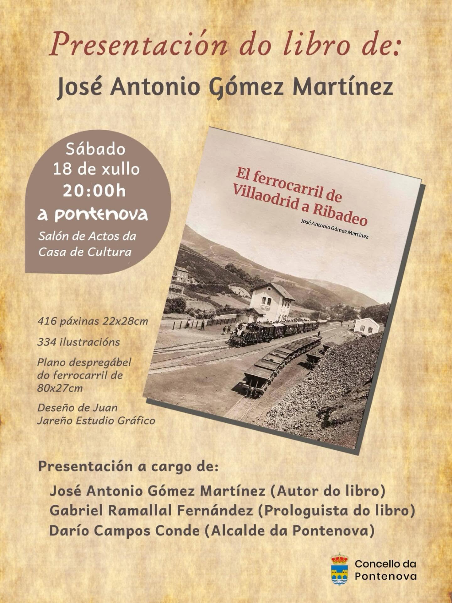 Presentación do Libro_El Ferrocarril_VIllaodrid_Ribadeo