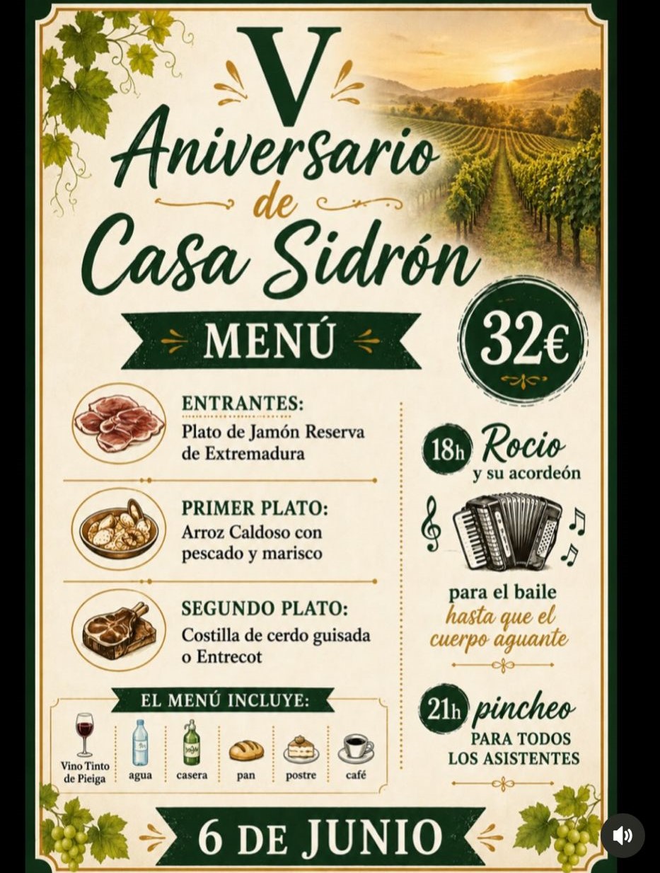 V aniversario Casa Sidrón