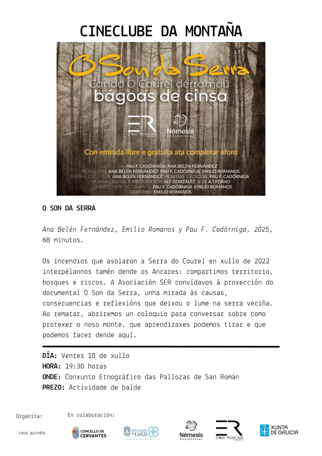 Cineclube de Montaña - O Son da Serra