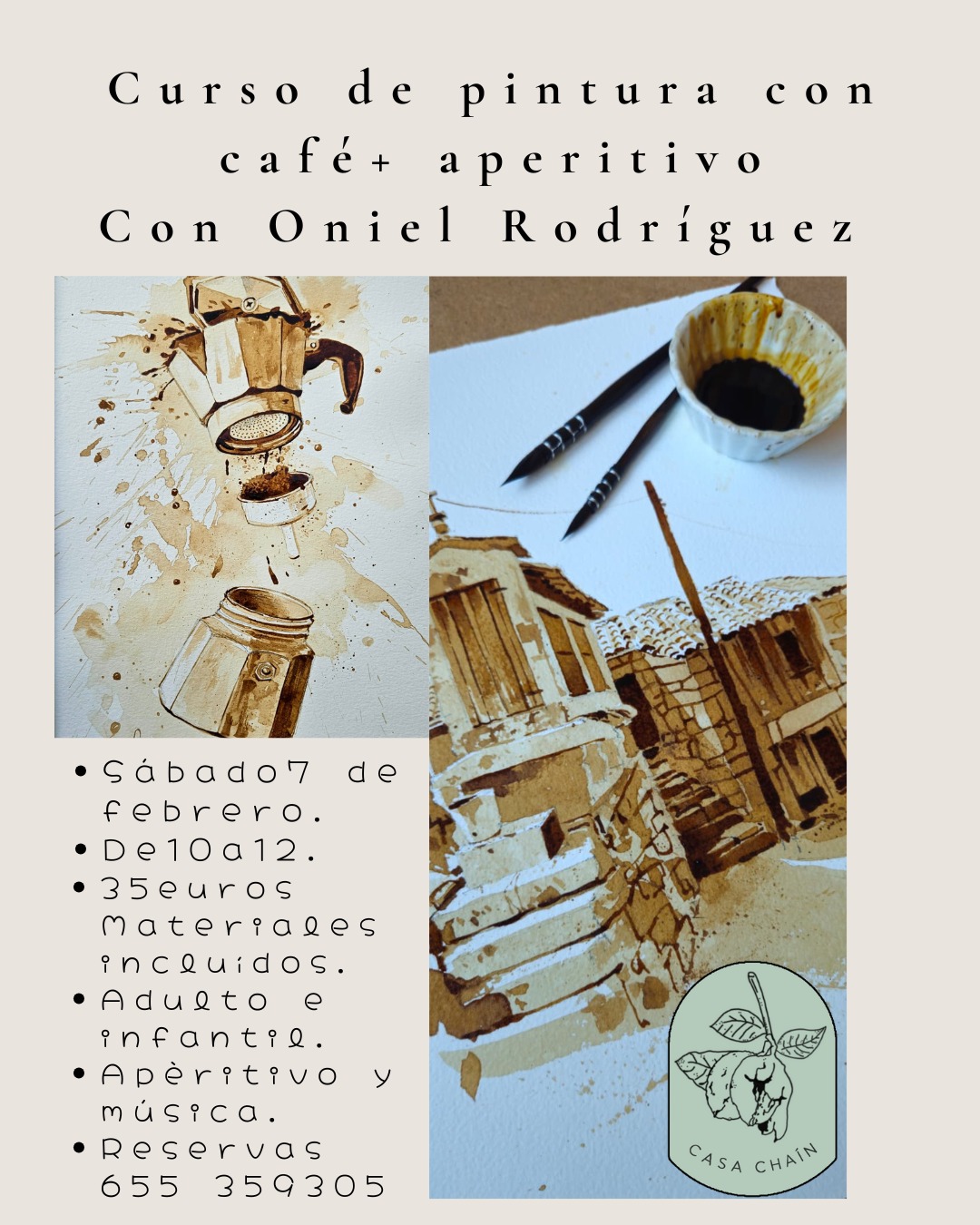 Curso de Pintura en Casa Chaín