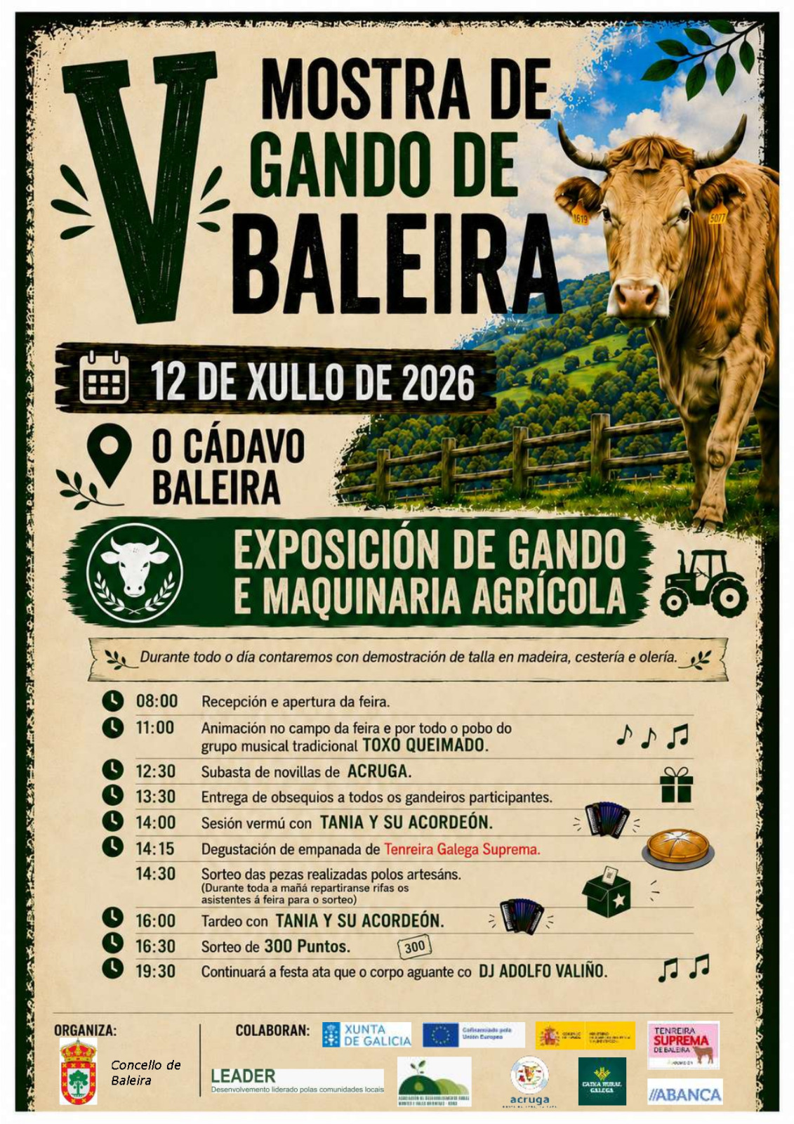 mostra de gando Baleira