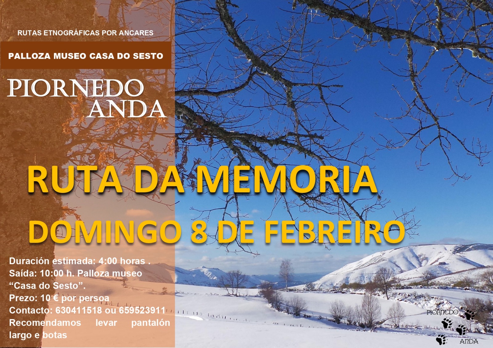 Ruta da Memoria - Piornedo Anda