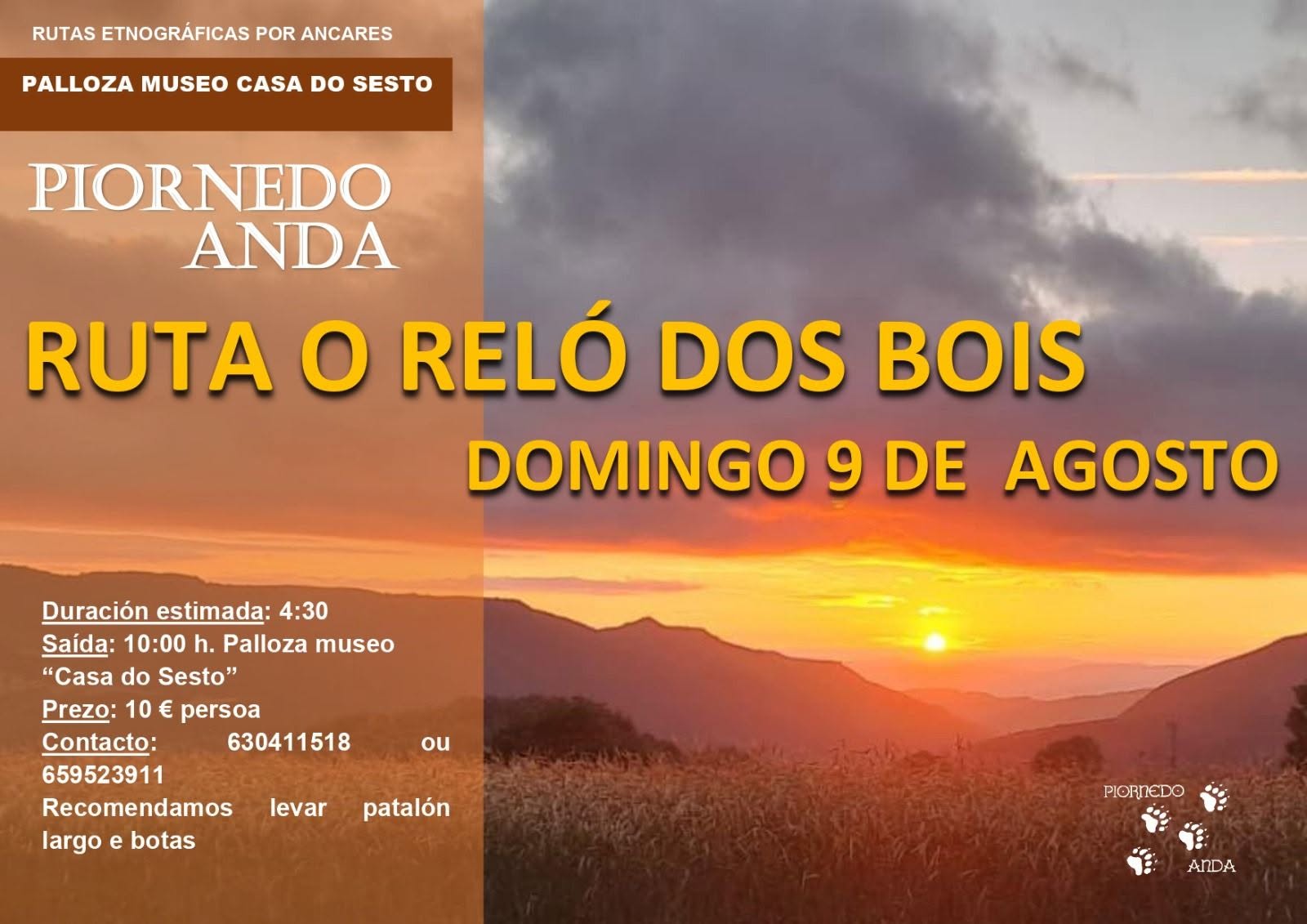 Ruta o reló dos bois